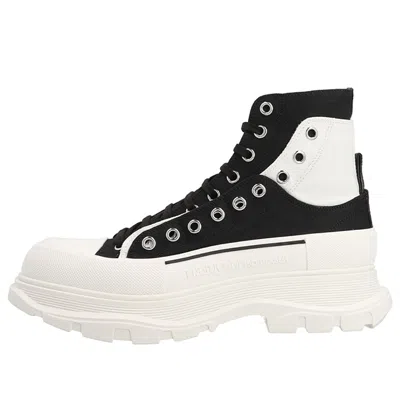 ALEXANDER MCQUEEN ALEXANDER MCQUEEN TREAD SLICK BOOTS 'BLACK WHITE'