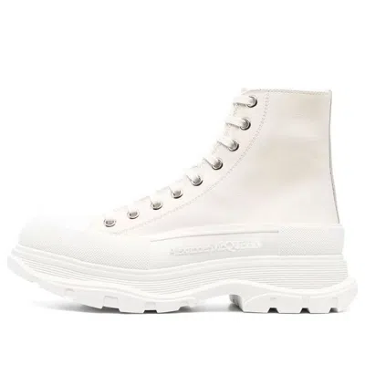 ALEXANDER MCQUEEN ALEXANDER MCQUEEN TREAD SLICK BOOTS 'CREAM WHITE BEIGE'