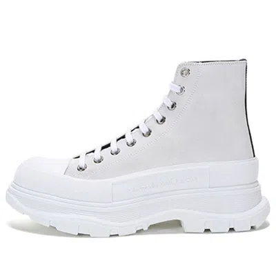 ALEXANDER MCQUEEN ALEXANDER MCQUEEN TREAD SLICK BOOTS 'WHITE'