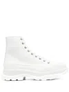 Alexander Mcqueen White Canvas Canvas Sack Sneakers In White