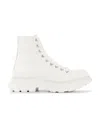 Alexander Mcqueen Tread Slick High-top Sneakers In White