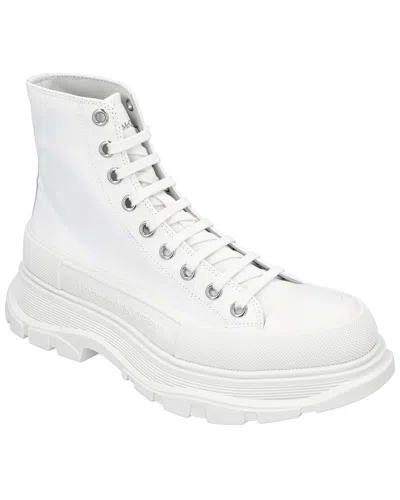 ALEXANDER MCQUEEN ALEXANDER MCQUEEN TREAD SLICK CANVAS SHOE