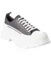 Alexander Mcqueen Tread Slick Canvas Sneaker In Grey