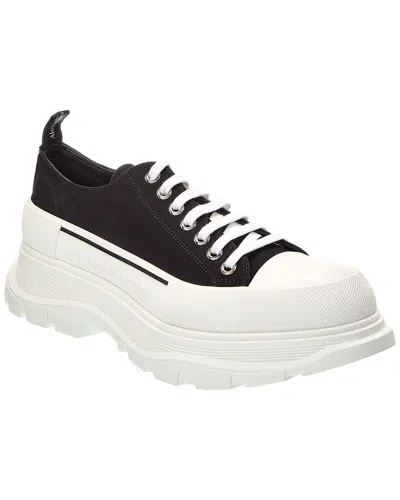Alexander Mcqueen Tread Slick Canvas Exaggerated-sole Sneakers In Multi