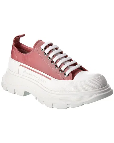 Alexander Mcqueen Tread Slick Canvas Sneaker In Pink