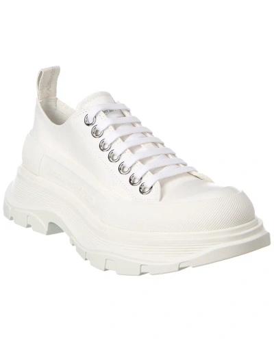Alexander Mcqueen Tread Slick Canvas Sneaker In White