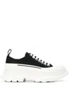Alexander Mcqueen Smooth Sneakers With 45mm Thread In Multi