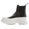 Alexander Mcqueen Tread Slick Chelsea Boot 'black White'