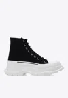 Alexander Mcqueen Alexander Mc Queen Tread Slick Ankle Boots In Black