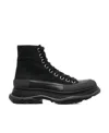 Alexander Mcqueen Black Tread Slick High Sneakers In Black