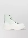 Alexander Mcqueen Tread Slick High-top Sneakers In Green