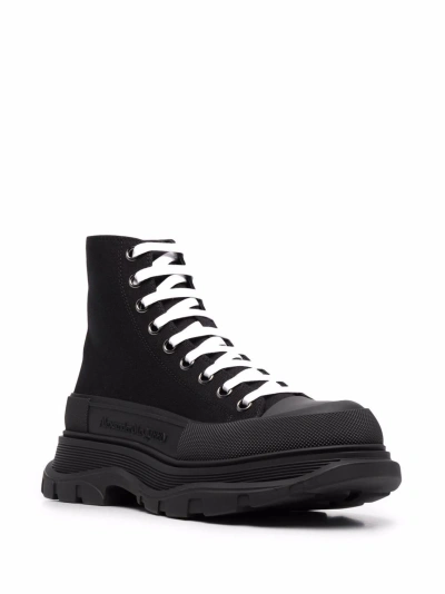 ALEXANDER MCQUEEN TREAD SLICK HIGH-TOP SNEAKERS