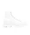 Alexander Mcqueen Tread Slick High Top Sneaker In White