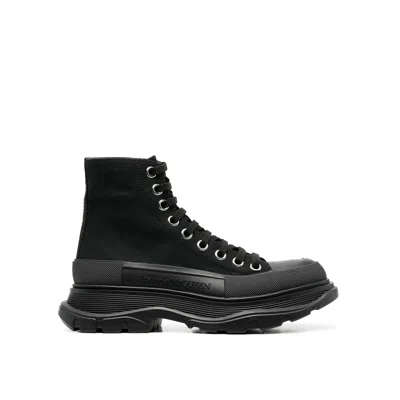 Alexander Mcqueen Black Tread Slick High Sneakers