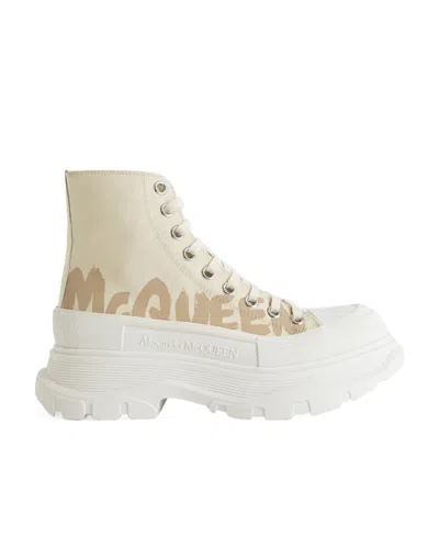 ALEXANDER MCQUEEN ALEXANDER MCQUEEN TREAD SLICK HIGH-TOP SNEAKERS