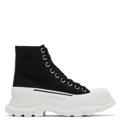 ALEXANDER MCQUEEN ALEXANDER MCQUEEN TREAD SLICK LACE UP SNEAKERS