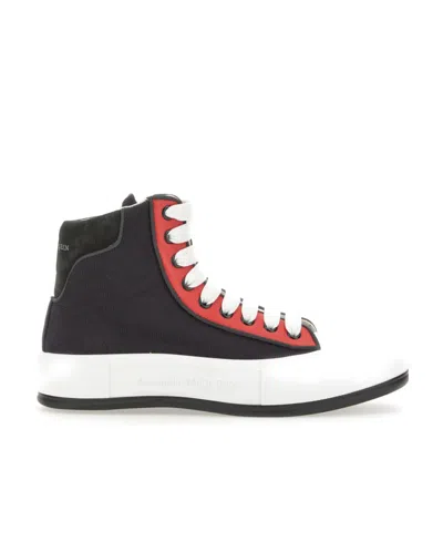 ALEXANDER MCQUEEN ALEXANDER MCQUEEN HIGH-TOP LACE-UP SNEAKERS