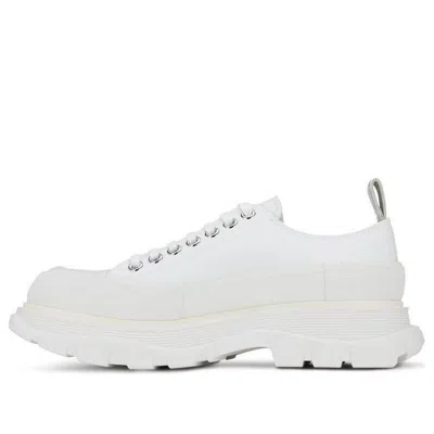 Alexander Mcqueen Tread Slick Lace Up Sneakers 'white'