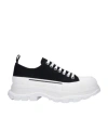 Alexander Mcqueen Alexander Mc Queen Black/white Tread Slick Shoes In White