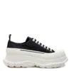 Alexander Mcqueen Alexander Mc Queen Black/white Tread Slick Shoes In White/black