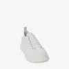 Alexander Mcqueen Tread Slick Lace-up Shoes In White