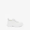 Alexander Mcqueen Tread Slick Lace Up In White