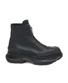 Alexander Mcqueen Alexander Mc Queen Tread Slick Ankle Boots In Black