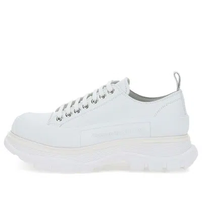 Alexander Mcqueen Tread Slick Low Lace Up 'white'