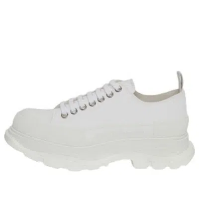 Alexander Mcqueen Tread Slick Low Lace Up 'white'