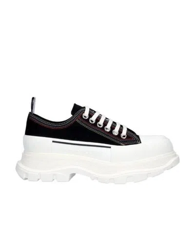 Alexander Mcqueen Chunky Sole Sneakers In Black