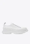 Alexander Mcqueen Sneakers Tread Slick Uomo Tessuto Bianco In White