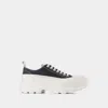 Alexander Mcqueen Tread Slick Sneakers -  - Multi - Leather In Multicoloured