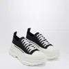 Alexander Mcqueen Alexander Mc Queen Black/white Tread Slick Shoes