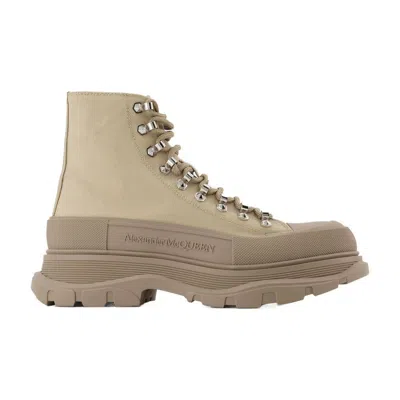 Alexander Mcqueen Tread Slick Sneakers In Brown