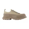 Alexander Mcqueen Tread Slick Sneakers In Brown