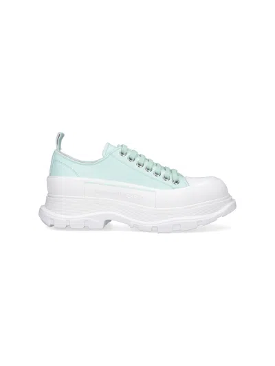 Alexander Mcqueen Tread Slick Sneakers In Light Blue