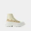 Alexander Mcqueen Tread Slick High-top Sneakers In Multicolor