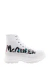 Alexander Mcqueen Tread Slick Canvas Sneakers In White