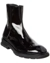 Alexander Mcqueen Tread Slim Half Leather Boot