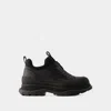Alexander Mcqueen Tread Sneakers -  - Leather - Black In Black