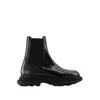 Alexander Mcqueen Treadslick Ankle Boots In Black