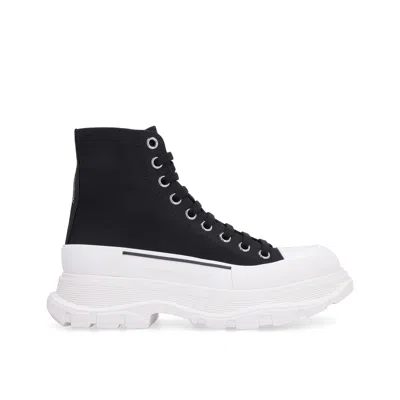 Alexander Mcqueen High-top Sneakers In Black