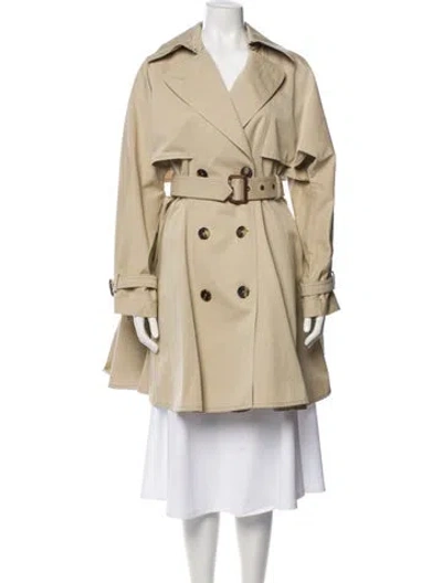 Pre-owned Alexander Mcqueen Trench Coat In Neutral