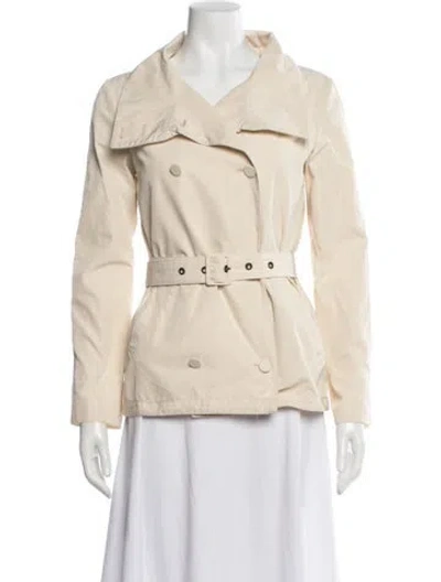 Pre-owned Alexander Mcqueen Trench Coat In Neutral