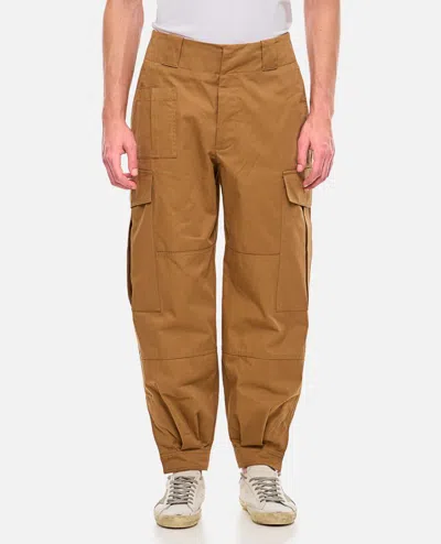 Alexander Mcqueen Trouser Chino Cotton In Brown