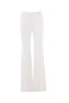 Alexander Mcqueen White Flared Trousers