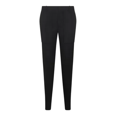Alexander Mcqueen Trousers In Black