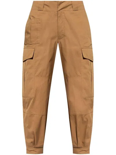Alexander Mcqueen Trouser Chino Cotton In Braun