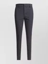 Alexander Mcqueen Trousers Back Pockets Belt Loops Front Pleats In Gray