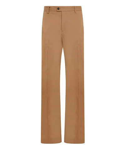 Alexander Mcqueen Trousers In Beige